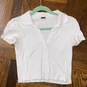 Brandy Melville white crop tshirt